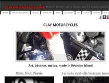 Tablet Screenshot of claymotorcycles.com